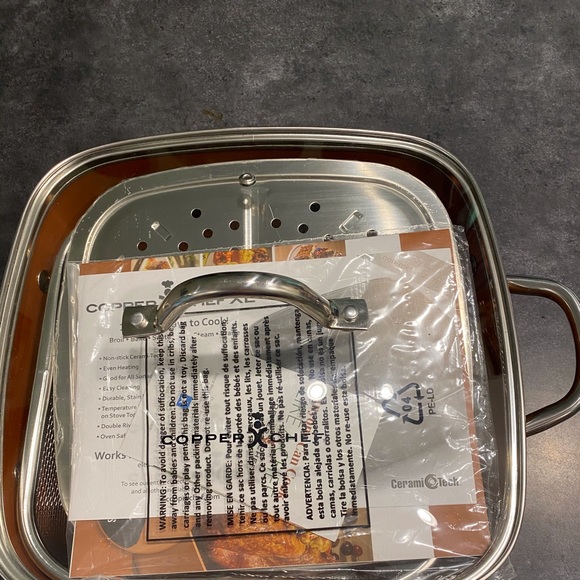 Copper a Chef 11” 6.7 qt.Copper 5 pc.Set of 6 pans - Picture 2 of 6